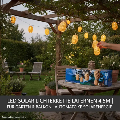 Lumineo Party-Beleuchtung (B 450 cm) beige (892083)