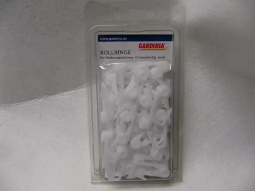 Gardinen Rollringe weiss Modell