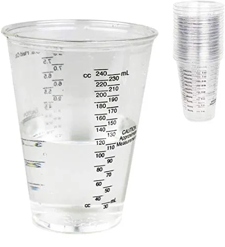 CANOPUS Profi Mischbecher Lack, Lackmischbecher, Farbmischbecher 25 PCs 1/2 Pint 300ml Mischbecher epoxidharz, Epoxid Messbecher Epoxidharz, Farbbecher, Automobil- und Kunstprojekte, Paint Mixing Cups