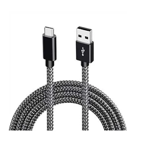 INF USB-A 2.0-zu-USB-C-Kabel mit 3A-Schnellladung, Ladekabel für Android-Handys, Wandladegerät, Autoladegerät, kabelloses Ladegerät, Powerbank, Laptop, 1 m