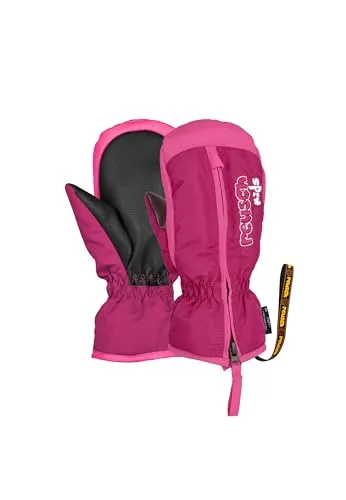 Reusch Babys Fäustling Ben Mitten fucsia purple/knock pink - Fäustlinge für Babies & Kleinkinder, winddicht und atmungsaktiv, ideal für kalte Tage mit einfachem Anziehen durch langen Reißverschluss.