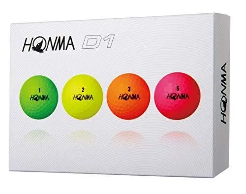 Golfbälle HONMA D1 Ball Multi-Color BT-1801 Brandneu!!