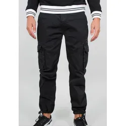 Alpha Industries Herren Jet Pant Freizeithose, Black, 33 von Alpha Industries