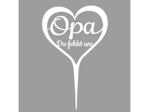 ILLUMINO Grabstecker Dekoobjekt für Trauerschmuck - Deko-Objekte für Beerdigung und Grabpflege, aus pulverbeschichtetem Stahl, langlebig und wetterfest, perfekte Trauerbegleitung.