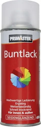 Primaster Lackspray Klarlack 400ml Seidenglänzend Versiegelung Wetterbeständig
