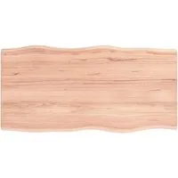 vidaXL Tischplatte aus massivem Eichenholz, handgefertigt mit Baumkante, 100x50x2cm - Verwandle deinen Tisch mit dieser einzigartigen Eichenholzplatte. Handgefertigt, sofort einsetzbar und perfekt für individuelle Kombinationen. Ein echtes Unikat für dein Zuhause oder Gewerbe!