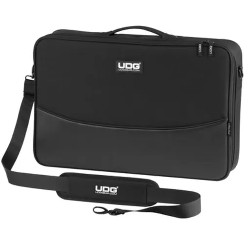 UDG Urbanite MIDIController Sleeve - Schwarze Tasche für MIDI-Controller, wasserabweisend und mit gepolstertem Schultergurt, ideal für DJs und Musiker auf Tour.