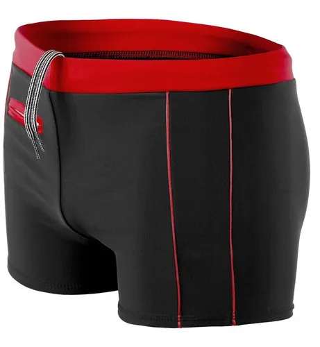 Aquarti Badehose Aquarti Herren Badehose Kurz mit Kontrastpaspel