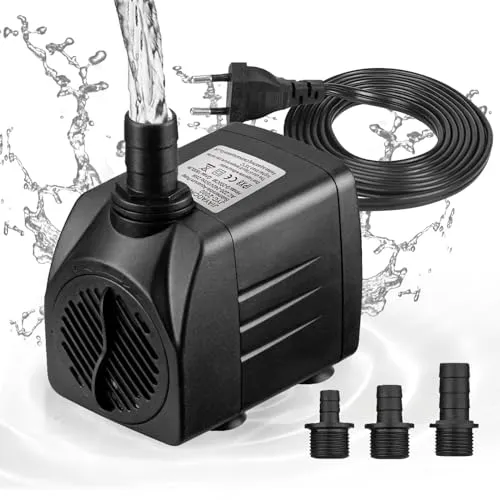 Mini Wasserpumpe 1800L/H für Teich und Aquarium