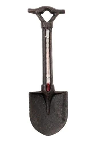 Gartenthermometer Schaufel | Außenthermometer Innenthermometer Thermometer | 23,5 cm