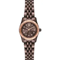 Michael Kors Damen-Uhren Analog Quarz in braun von Michael Kors