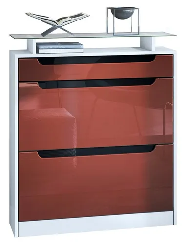 Schuhregale & -schränke Rot von Vladon