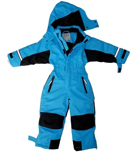 Maylynn - Softshell Skianzug Schneeanzug Blau, Größe:140