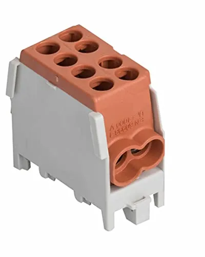 Pollmann Abzweigklemme HLAK 25 1/2/M2 braun Hauptleitungsklemme