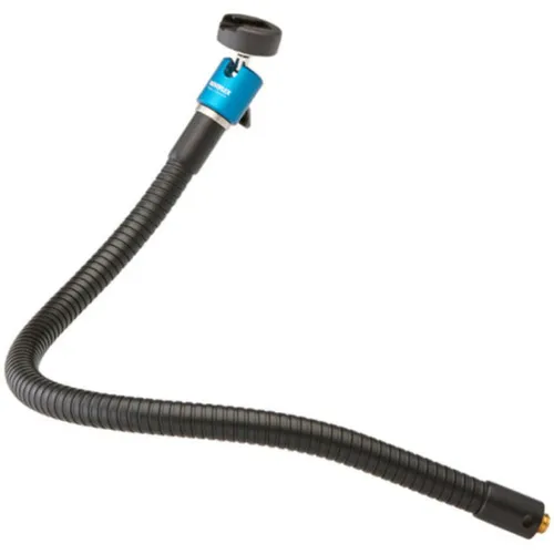 Novoflex Biegsamer Arm 45 cm mit Kugelkopf und Blitzschuh - Stativarme, flexibel einsetzbar für kreative Fotografie mit optimaler Stabilität und vielseitigen Befestigungsmöglichkeiten.