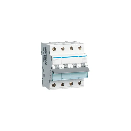 HAGER MCN632 Leitungsschutzschalter - Magnetische Schutzschalter, C 32A 3+N 415V 6kA, ideal zum Schutz von elektrischen Anlagen, mit zusätzlichen Erweiterungsmöglichkeiten.