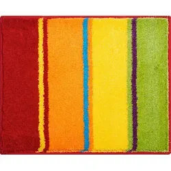 Grund Bidet-Vorleger Summertime, Mehrfarbig, Rutschfest in gelb von GRUND