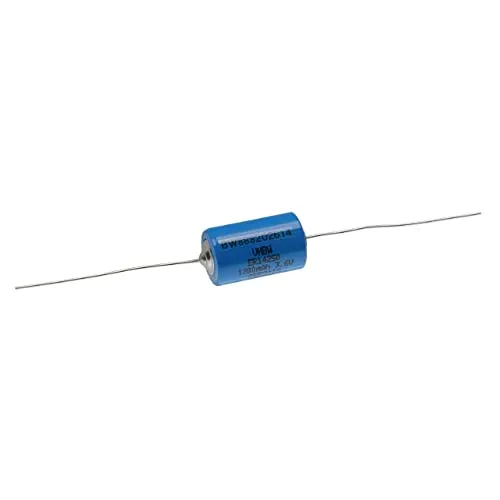 vhbw Lithium ER14250 Rundzellenbatterie - Spezialbatterie mit Lötanschlüssen (1200mAh, 3,6V, Li-SOCl2)