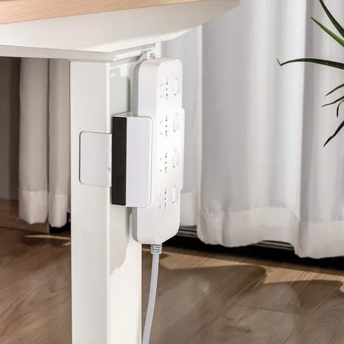 VALUE Tischfuß-Klemme für Steckdosenleiste, weiß