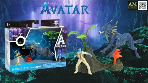 Avatar Actionfigur Colonel Miles Quaritch 18 cm – Detailreich und Beweglich - Erleben Sie die Actionfigur Colonel Miles Quaritch aus 'Avatar - Aufbruch nach Pandora'. Mit 22 Artikulationspunkten und hochwertiger Verarbeitung ist sie perfekt für Sammler und Fans. Inklusive Zubehör und Sammelkarte.