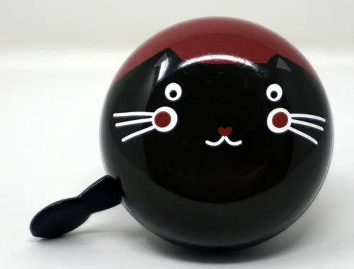 Fahrradklingel Katze Karter Cat Ding Dong Retro Fahrrad Klingel Glocke Ø 80 mm