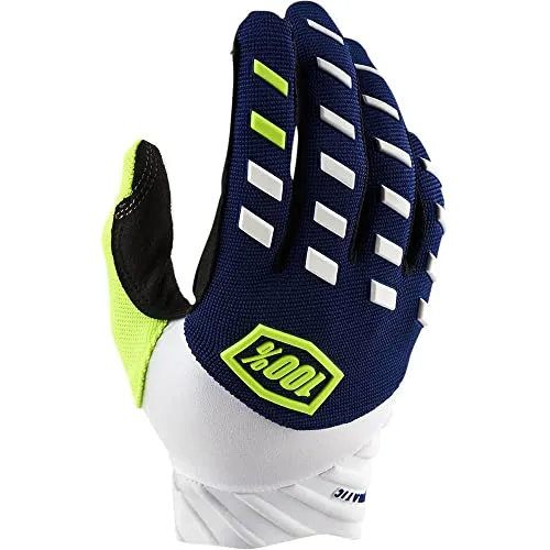100% Desconocido Sport Handschuhe Airmatic 22, Marineblau/Weiß, XL - Motorradhandschuhe aus hochwertigen Materialien, ideal für höchsten Komfort und Leistung beim Sport.