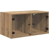 vidaXL Wandschrank Artisan-Eiche 68 x 37 x 35 cm