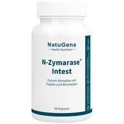 N Zymarase Intest - Pflanzliches Enzympräparat für eine effiziente Verdauung, unterstützt die Nahrungsverwertung mit hochwertigen Enzymen wie Papain und Bromelain.