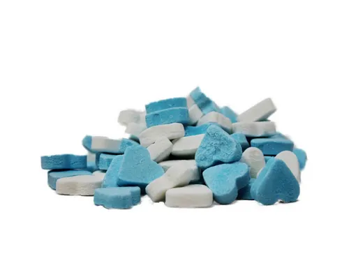 Fortuin Süßigkeit, Blau Weisse Pfefferminz Herzen Pfefferminzbonbons in Herzform 1000g