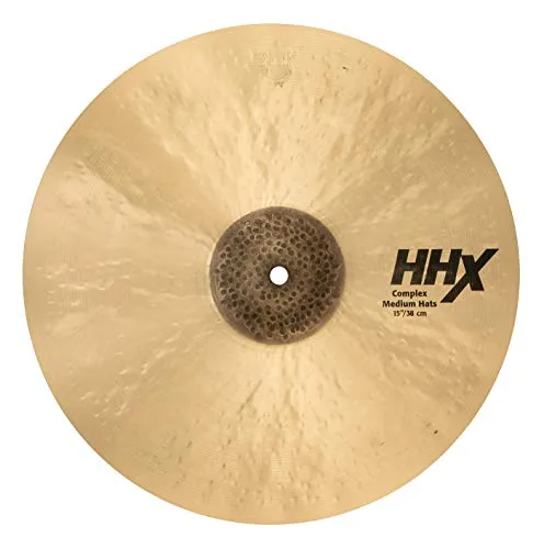 Sabian HHX Komplexes Hi-Hat-Paar Größe M Natural 38,1 cm