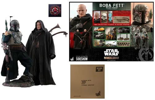 Hot Toys 1:6 Boba Fett DX - The Mandalorian Actionfigur - Lizenziertes Sammlerstück aus Star Wars, detailgetreu und perfekt für Sammler und Fans der Reihe