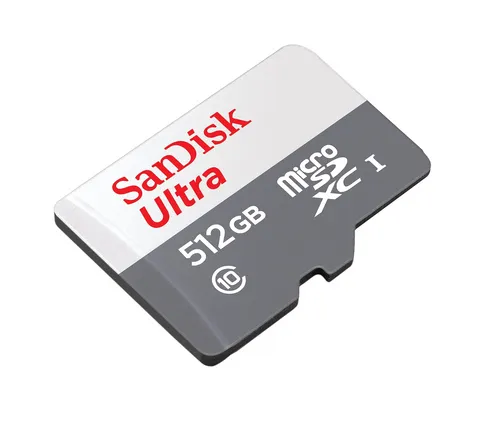 SanDisk Ultra microSDXC 512GB mit SD Adapter - Speicherkarten, 512GB Speicherplatz für Fotos und Videos, ideal für Smartphones und Tablets