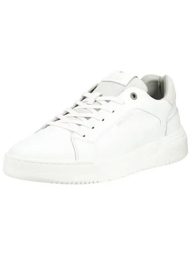 Bullboxer Leder Sneaker in Weiß, Größe 43 EU - Stylische Bullboxer Sneaker aus hochwertigem Leder, ideal für den Alltag. Mit bequemer Schnürung und robustem Blockabsatz für optimalen Tragekomfort.