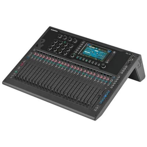 Allen & Heath QU-6 Mischpult - Professionelles Mischpult mit 96 kHz FPGA-Prozessor für herausragende Klangqualität und 25 motorisierten Fadern für präzise Kontrolle.