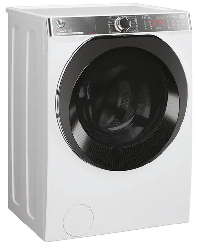 Hoover H-WASH 550 Waschmaschine, 9 kg, 1600 U/min, Smart-Funktionen - Waschmaschine mit Eco-Power Inverter Motor, ActiveSteam Dampf-Funktion für bügelleichte Wäsche, steuerbar über hOn App, 14 Programme und Energieeffizienzklasse A.