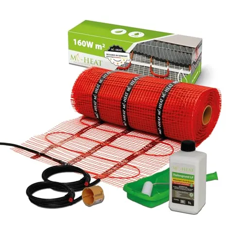 Elektrische Fußbodenheizung 230V 1.0m² 160W/m²