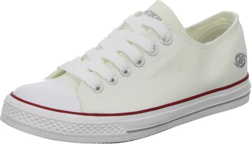 Dockers by Gerli Sneaker mit Logo-Stickerei - Sportlicher Freizeitschuh in Weiß, ideal für jeden Tag. Mit dezenter Logo-Stickerei und leicht profiliertem Laufsohlenprofil für optimalen Komfort.