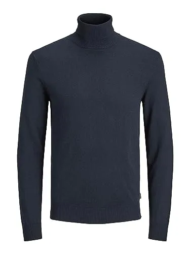 JACK&JONES Essentials Herren Blazer Knit High Neck - Eleganter Pullover für Herren mit hohem Kragen, ideal für stilvolle Anlässe und gemütliche Abende.