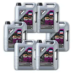 6x 5L LIQUI MOLY 3729 Motoröl Top Tec 4500 5W-30