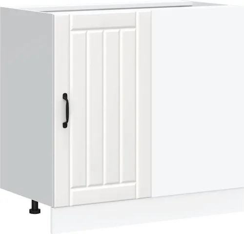 vidaXL Spülenunterschrank Lucca Weiß