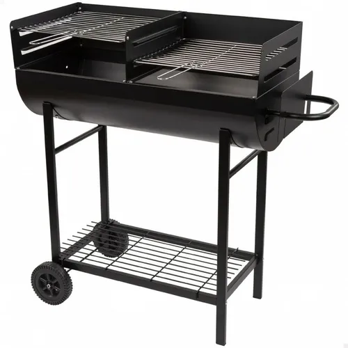 Holzkohlegrill mit Rädern Aktive Kunststoff Emailliertes Metall 97 x 96 x 42
