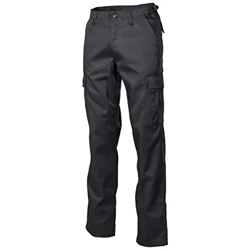 MFH Herren US BDU Kampfhose Schwarz 7XL - Robuste US BDU Kampfhose für Herren in Schwarz. Verstellbare Taille und zahlreiche Taschen bieten praktischen Stauraum. Ideal für Outdoor-Aktivitäten und den täglichen Einsatz.