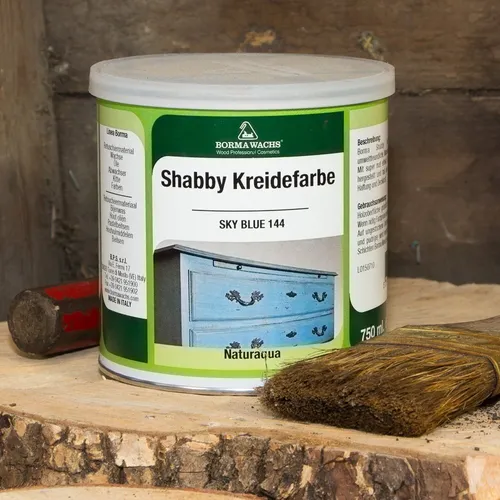 Kreidefarbe Shabby Chic Landhaus Vintage - Himmelblau - 750ml
