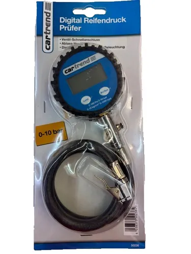 Digital Reifendruckprüfer mit LCD-Anzeige - Lecksuch- & Druckprüfgeräte: Tragbarer Reifendruckprüfer mit elektrischer Digitalanzeige, präzise Messung bis 5 bar für sicheres Fahren.