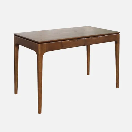 sweeek Schreibtisch aus Heveaholz und MDF mit Eschenfurnier