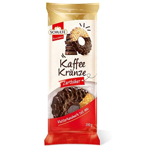 KAFFEEKRÄNZE Zartbitter von Schulte, 200g