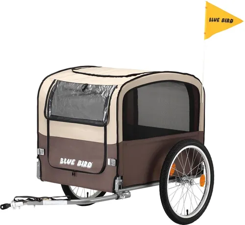 Point Blue Bird Hundeanhänger braun