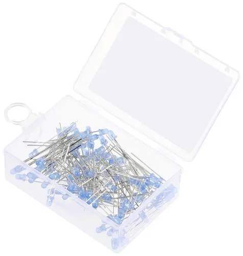 TRU COMPONENTS LED bedrahtet Blue Rund 3mm 2500 mcd 30° 20mA 2.7 V, 3.4V