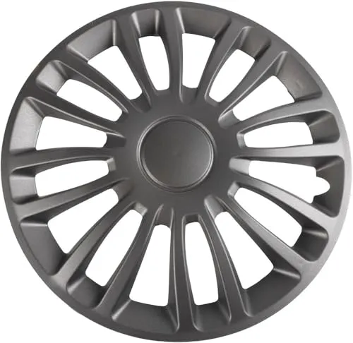 Start 4-teiliges ABS-Autoradkappenset Monza, 16 Zoll, Anthrazit