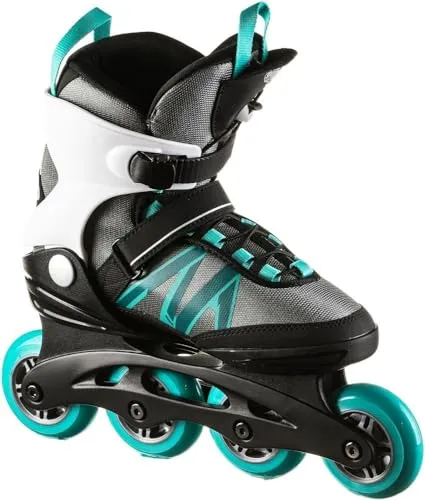 K2 Damen Inline Skates Kinetic 80 PRO LTD W 180777 - Inline-Skates für Damen in Blau/Schwarz, Größe 37, mit atmungsaktivem Polyester-Material für höchsten Komfort und optimale Performance.